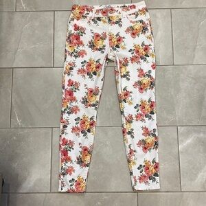 Floral High Rise Ankle Leggings / Pants